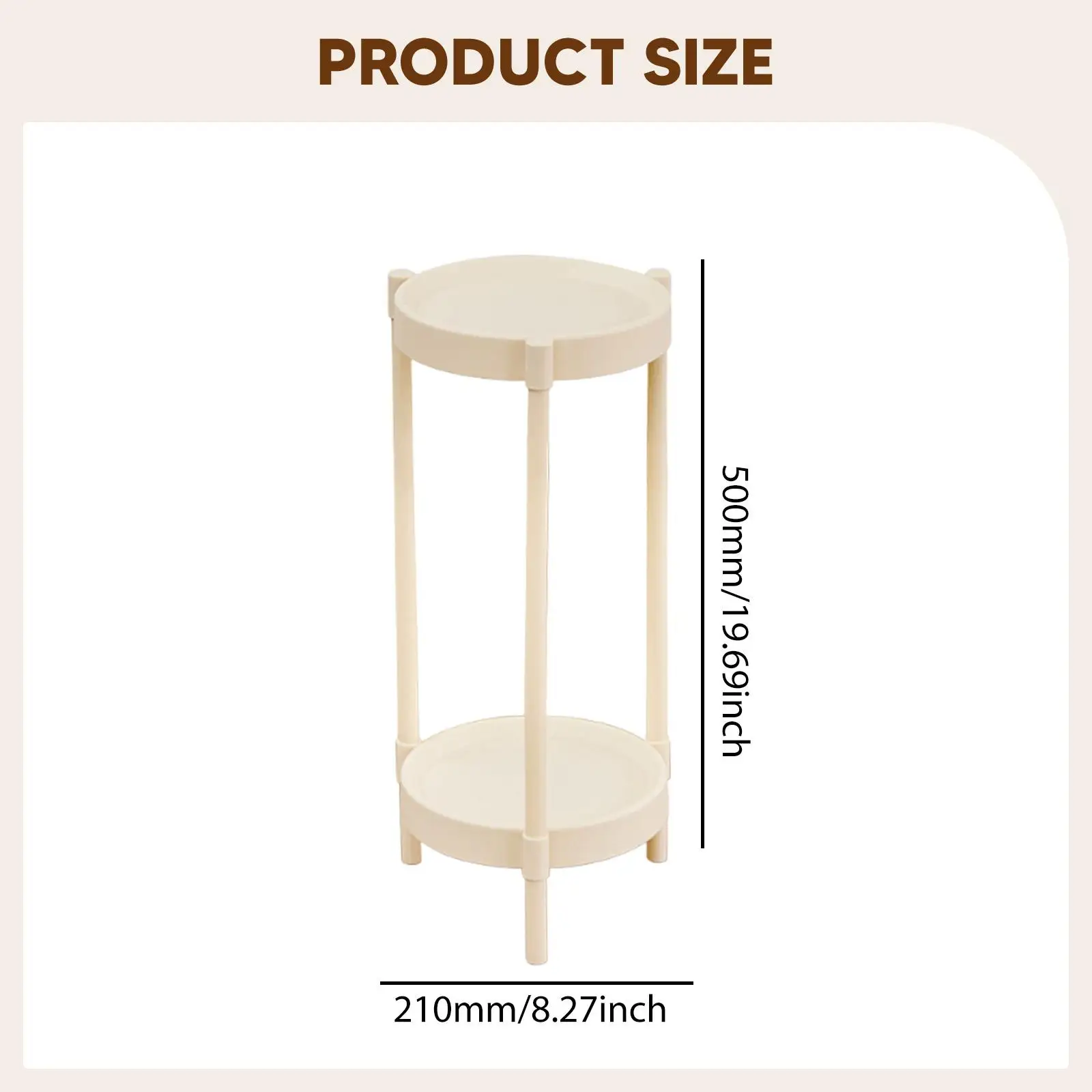 Plant Stand Home Decor Fashion Versatile Flower Corner Rack Potted Plant Holder Potted Display Rack for Home Yard Office Kitchen