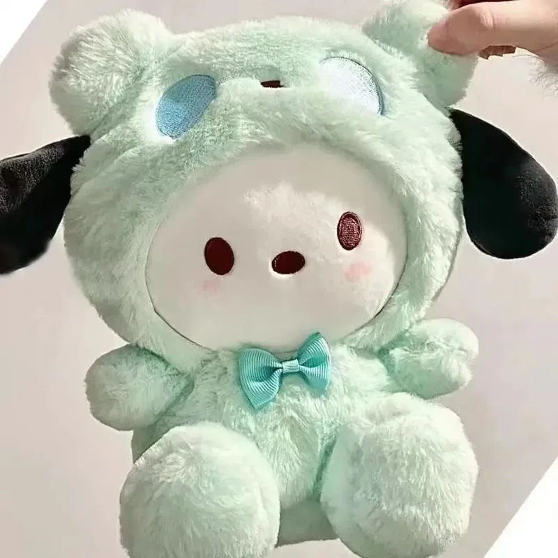 =2026 New Kawaii 25cm Sanrio Plush Toy Jade Dog Kuromi Dressing Doll Doll Plush Toy Stuffed Animal Patung Dolls Birthday Gift