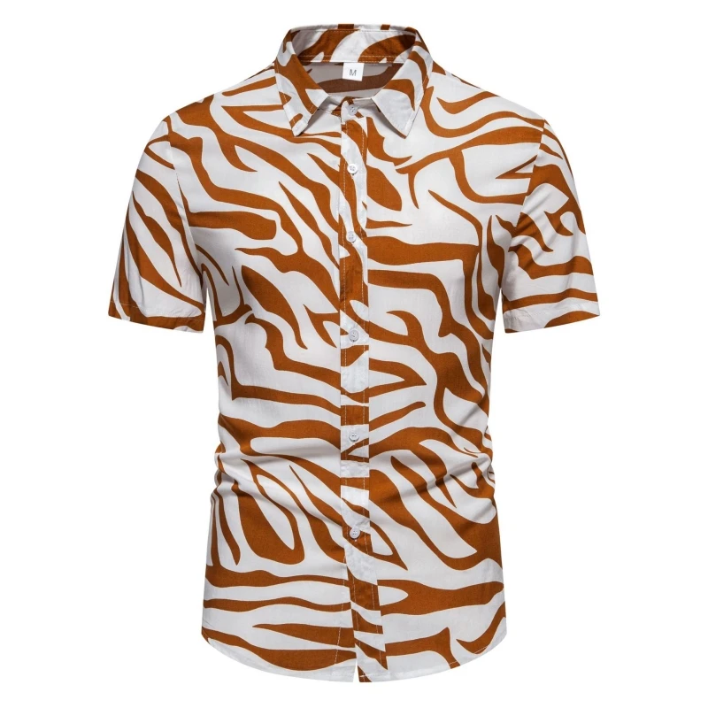 Shirt Men's Clothing Free Shipping Man T-shirt Tiki Fashion Shirts and Blouses Social T-shirts Luxury Hawaiian Cotton Oversize