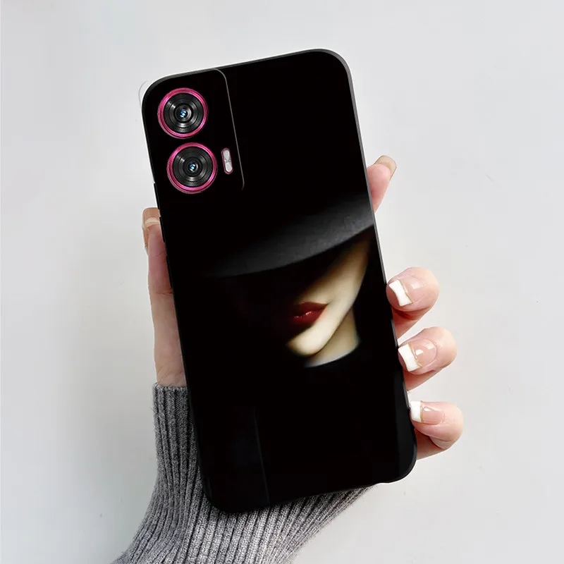 Silicone TPU Fashion Love Heart Cartoon Shockproof Phone Case for Motorola Edge 50 Fusion