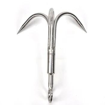 Stainless Steel 3-Claw Grappling Hook 1
