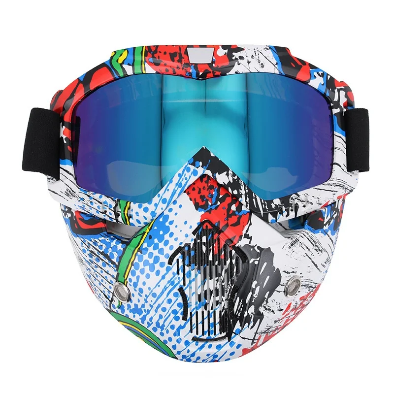 Real Cs Armor Outdoor Cycling Skiing Multi-Functional Water Transfer Pattern Mask Cold Protection Sand Flying Stones Dust Mask 4