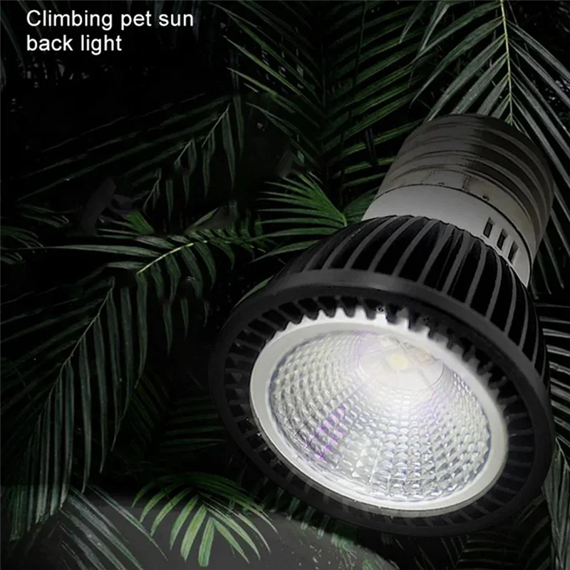 Energy-Saving Eye Protection Led Lamp Pro Turtle Lizard Mane Lion Ultraviolet Calcium Lamp Sun Plastic 1 PCS