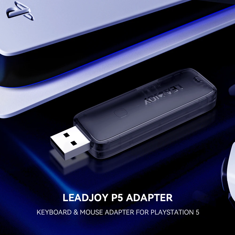 

LEADJOY PS Adapter for PlayStation 5, supports playing PS5 games with PS5/PS4/Xbox Series X/Xbox Series S/Switch Pro controllers