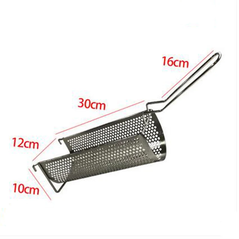 Manual 30cm French Fries Maker Long Potato Squeezers Machine Footlong Super Big Chips Making Machines Special Kitchen Extruders
