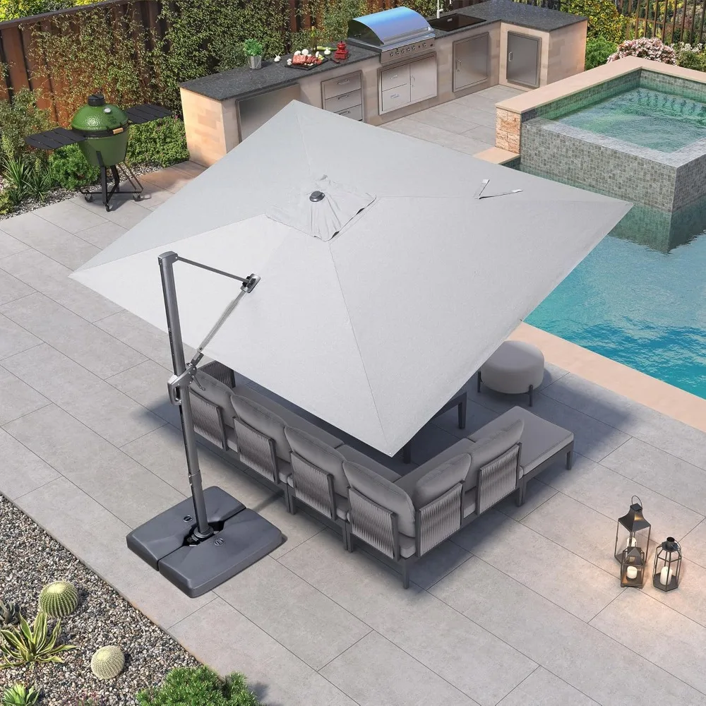 9' x 11.5' Cantilever Patio Umbrella 1
