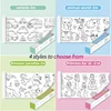 Children's Drawing Roll DIY Coloring Paper Roll Color Filling Paper Graffiti Scroll Paper-cut for Kids Painting Educational Toys 1