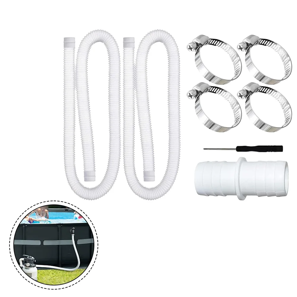 32mm 수영장 호스, 수영장 펌프 및 정원 관개용, 스테인리스 스틸 클립으로 신뢰할 수 있는 사용을 위해 설계됨