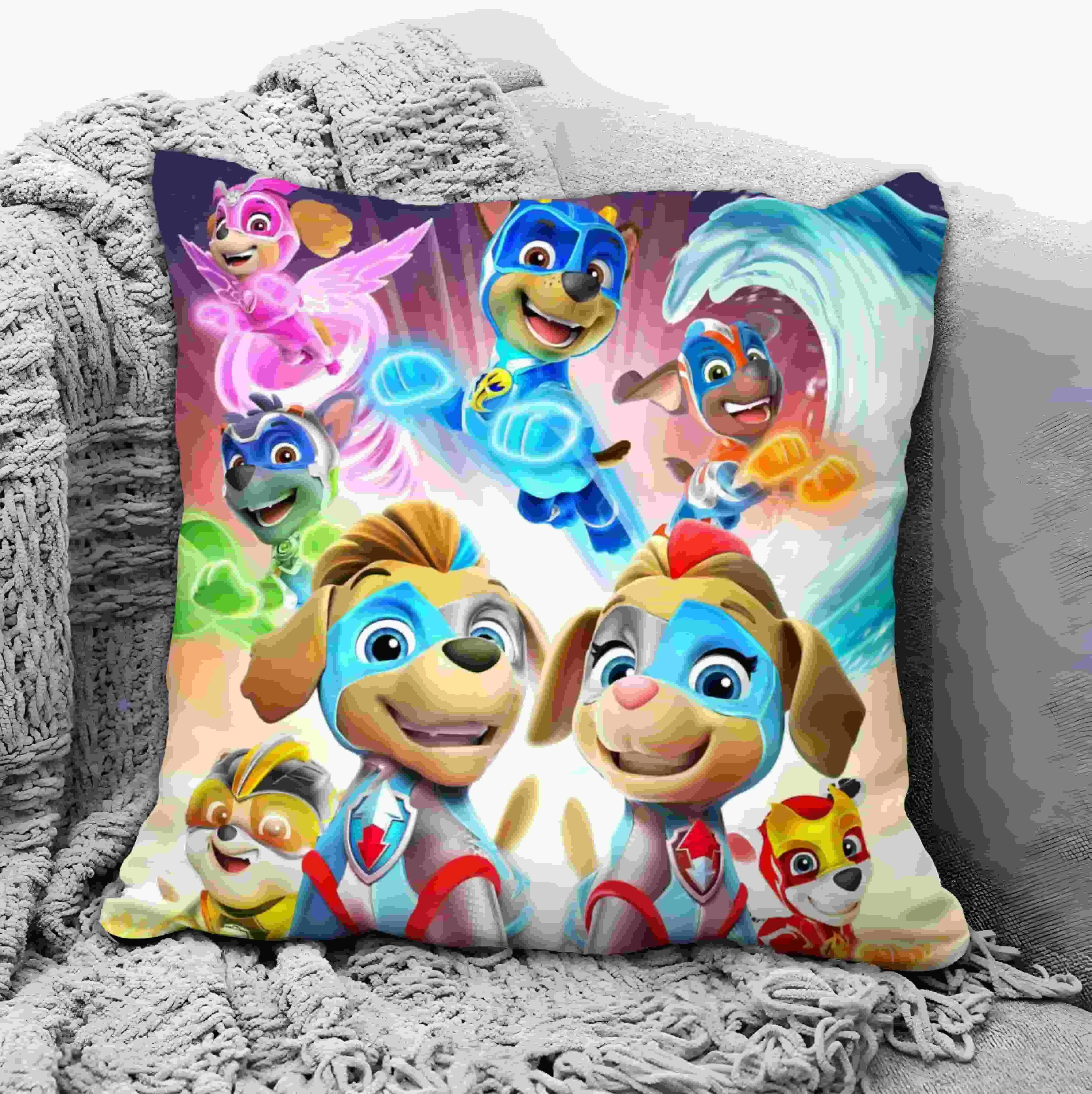 Cartoon Square Pillow Awaii Anime Soft Waist Sofa Cushion Printing Throw Pillow Throw Bedroom Pillows Cute dog