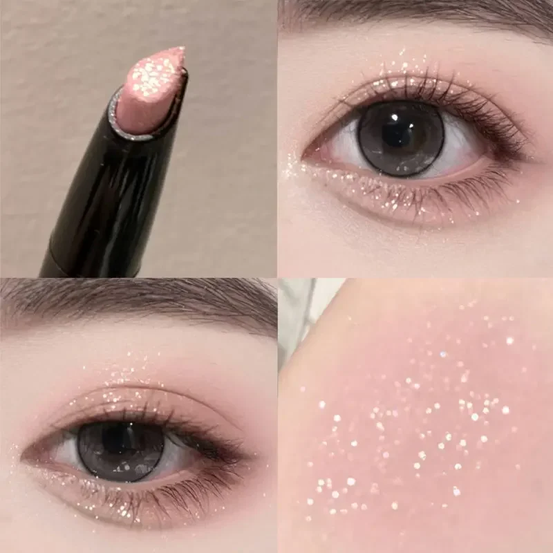 Broken Diamond Sparkle Clear Strobe Eye Shadow Stick Lying Silkworm Pen Pearlescent Student Makeup Parity Cosmetic Eyeshadow eye shadow eyeshadow stick
