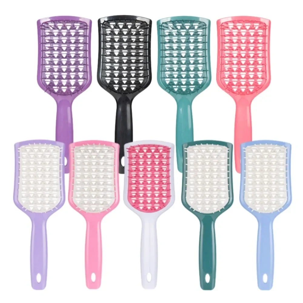 

Tangled Hair Comb Curly Detangling Hair Brush Hollow Out Wet Hair Brushes Scalp Massage Combs Barber Salon Hair Styling Tools