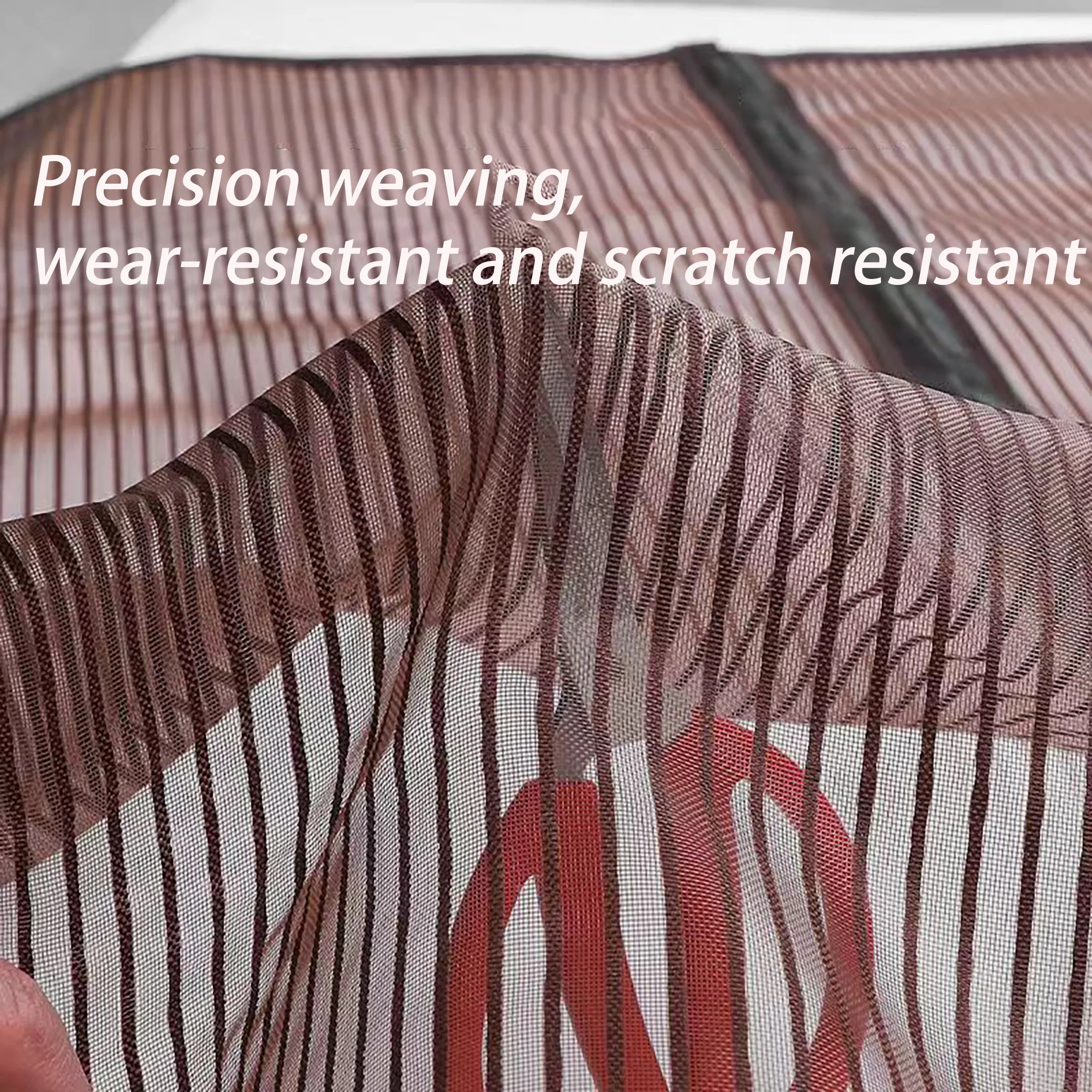 Wear resistant diamond mesh mosquito nets for windows and doors can be customized in multiple sizes