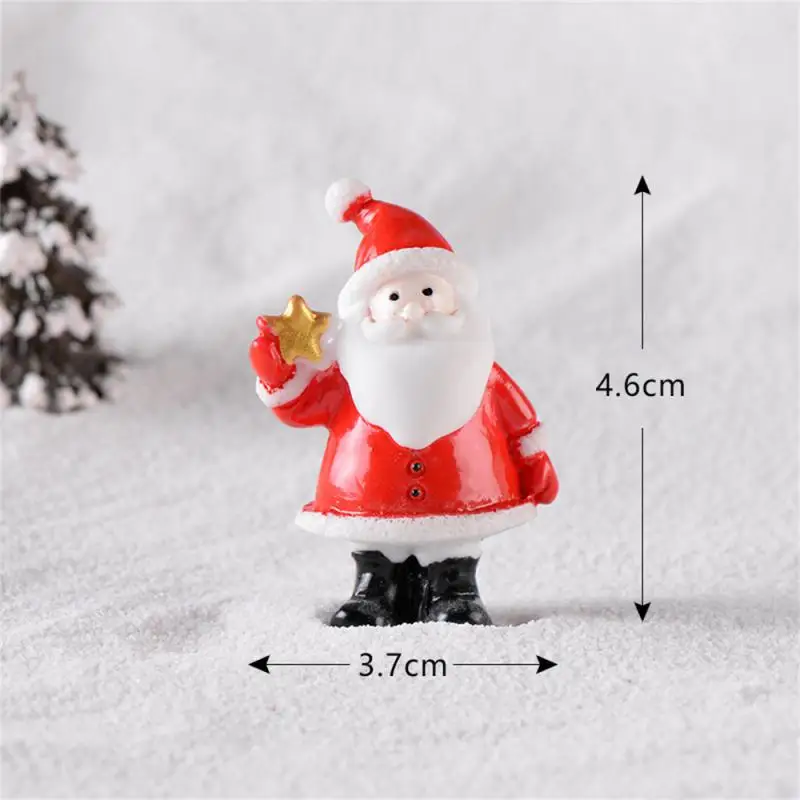 50 Pc Mini Christmas Figurine Set – Snowman, Santa & Gingerbread Man Rubber Figures For Tabletop Decor, Crafts, And Holiday Displays - View #9