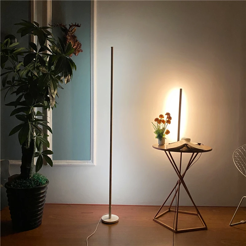 

Nordic RGB LED Floor Lamp Dimmable Streaming Floor Lights Living Room Bedroom Office Standing Lamp Indoor Decor Light Fixtures