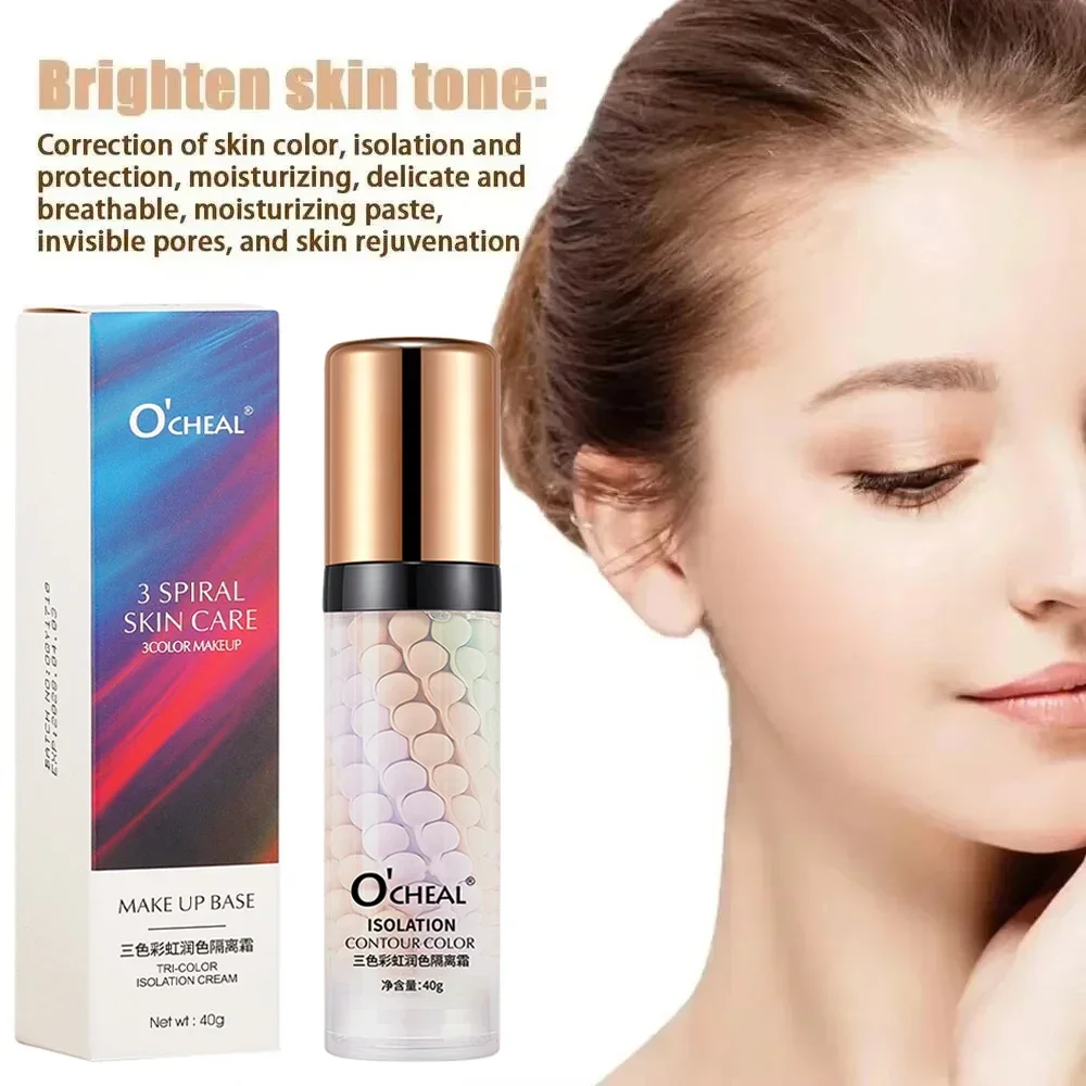 Makeup Primer Breathable BB Cream Not Sticky Face Foundation Intensive Moisturizes Provide Deep Moisture Helps Brighten Skin - 3