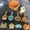 Baby Beach Toys Children Outdoor Summer Sand Play Set Infants Digging SandPlastic Shovels Buckets Water Play Beach Toys for Kids 6
