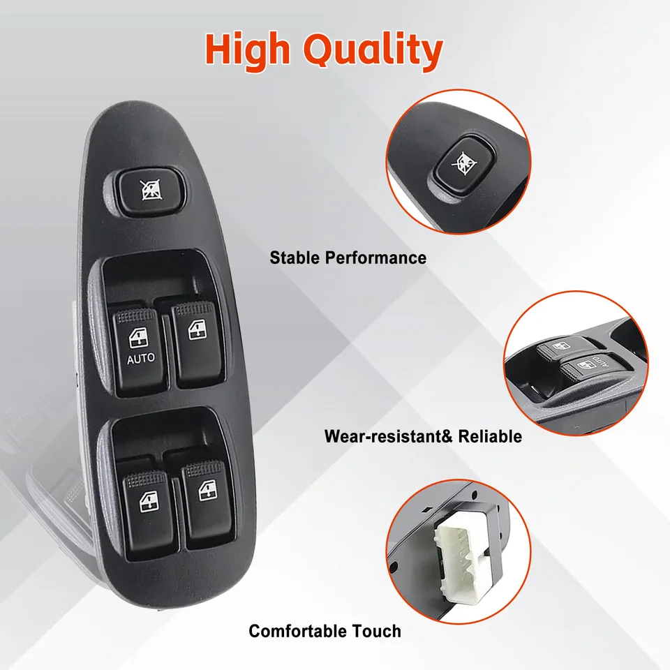 Window Main Switch Front Left Switch 0K2N266350 For KIA Spectra