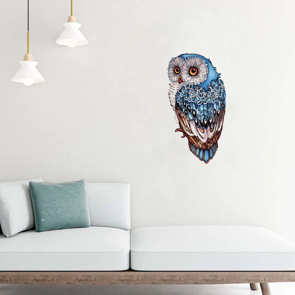 Owl Wooden Puzzle Animal Personalized 3D Decompression Adult Children's Gift Education Children's Toy Game jigsaw puzzles wooden jigsaw puzzles wooden puzzle toys educational puzzles