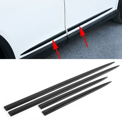 4PCS Waterproof Bright Black Car Door Edge Guard Trim Set (Bright Black)