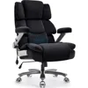 Big and Tall Office Chair 500lbs- Fabric High Back Executive Computer Chair with Adjustable Lumbar Support 3D Flip Arms Plus 1