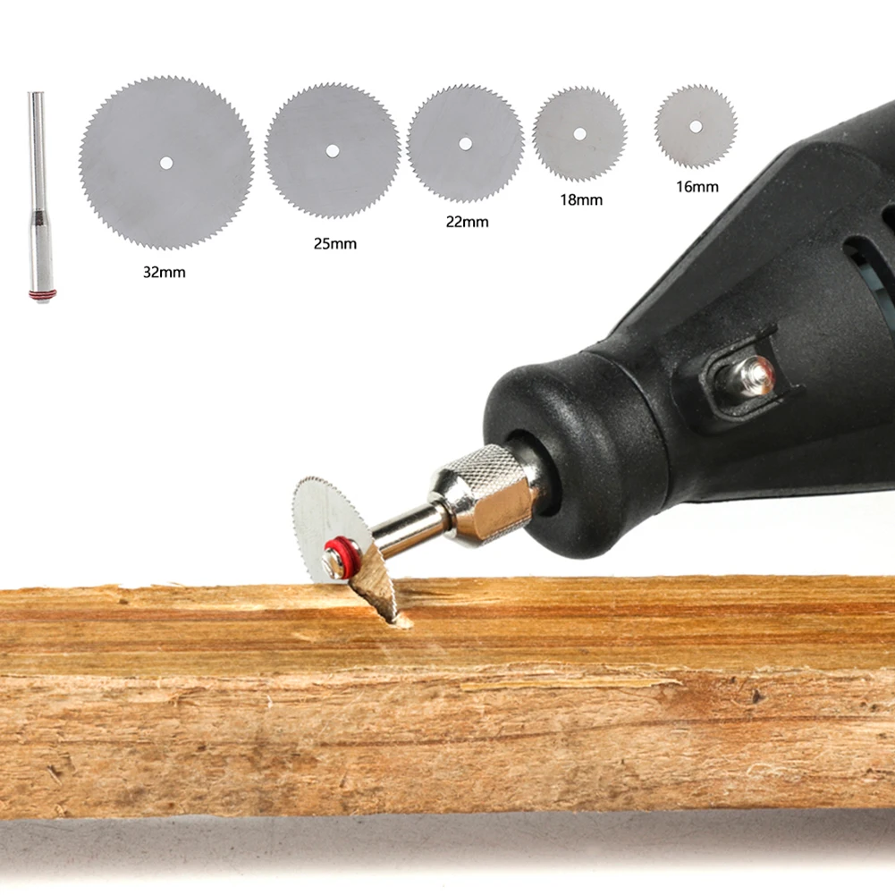 16/18/22/25/32mm Mini Circular Saws Blade Stainless Steel Cutting Disc Rotating Drilling Tool Accessories For Wood Plastic