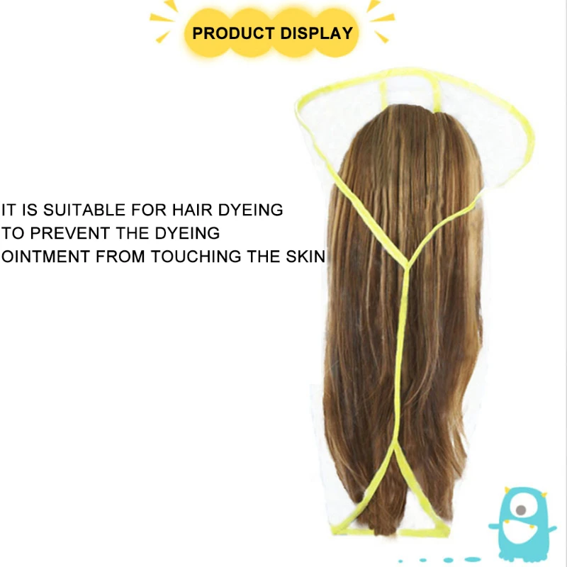 Hair Cutting Hat 1PC Waterproof Shampoo Shawl Hair Funnel Baked Oil Dyed Hair Care Shawl Shampoo for Household Wash Rinse Dye
