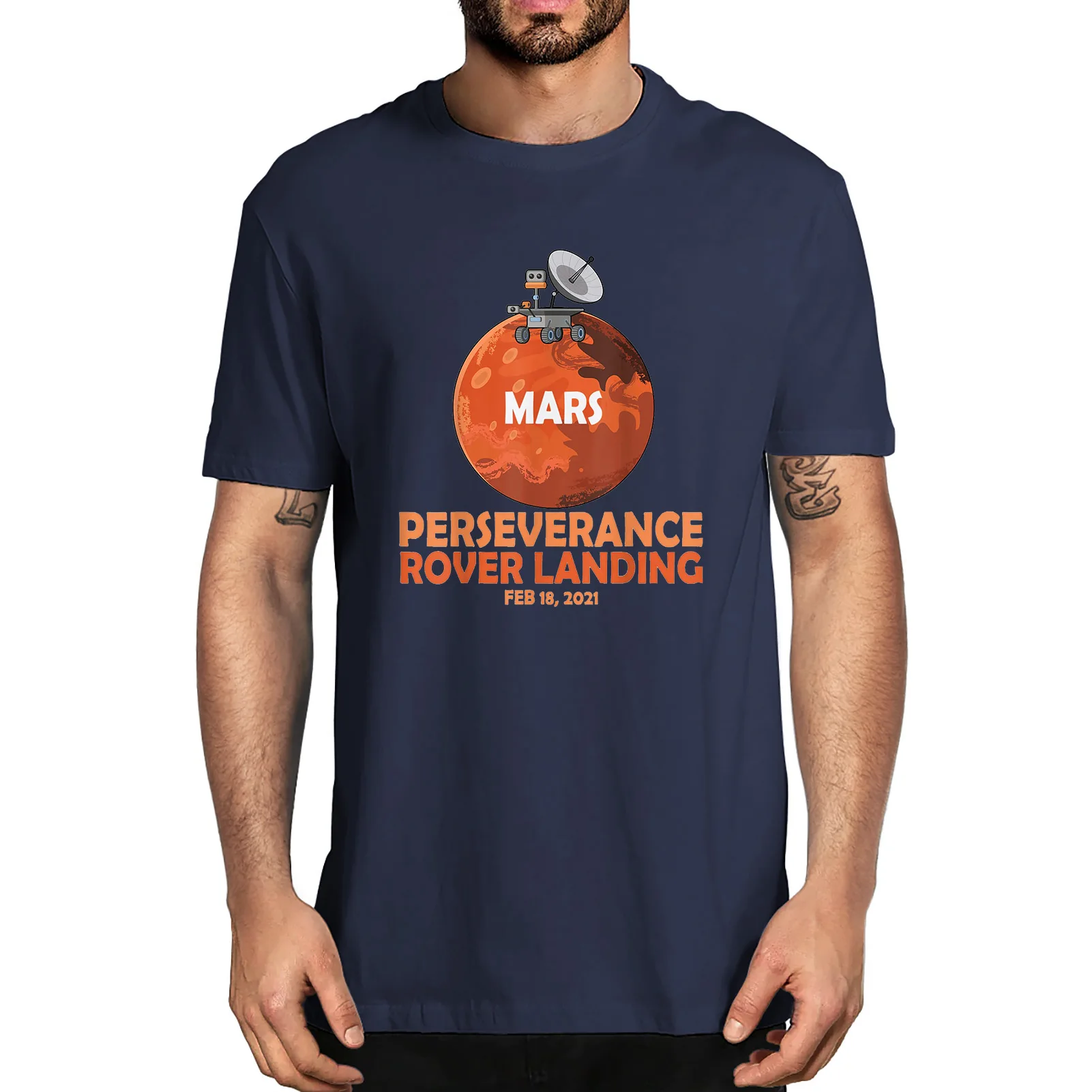 Unisex Mars 2020 Mission Intenance Rover Landing Mars 2021 Science Adult Space Lover T-Shirt Da Uomo 100% Cotone Donna Soft Tee