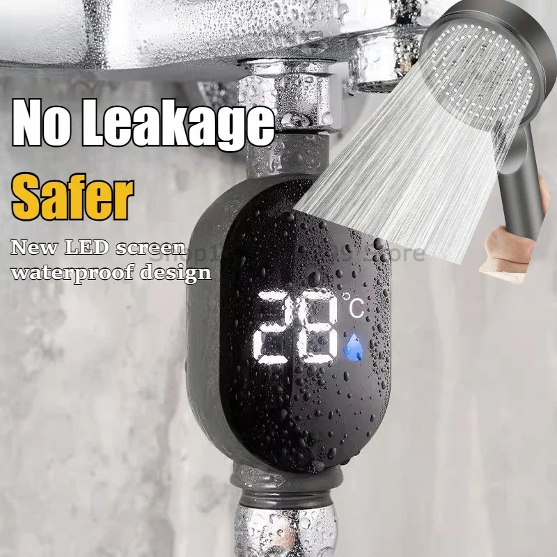 Bathroom Led Display Home Water Shower Thermometer Water Accurate Temperature Measurement Smart Meter Bathroom Equipment