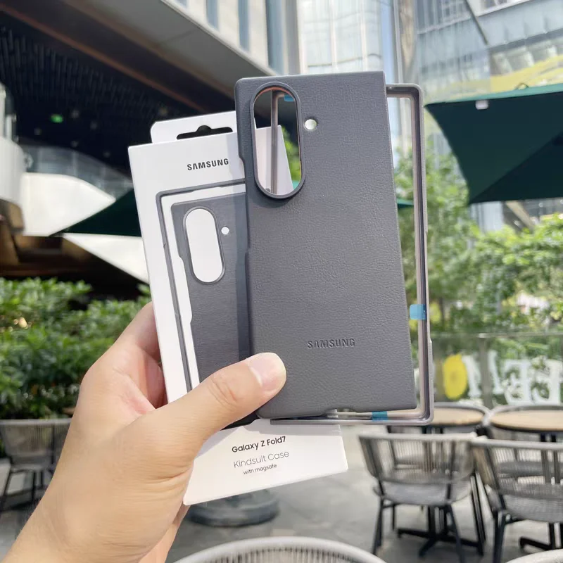 حافظة مغناطيسية جلدية أصلية قابلة للطي 7 لهاتف سام...