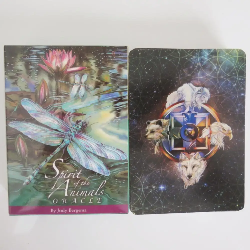 

new Tarot deck oracles cards mysterious divination Spirit of Animal oracles deck for women girls cards game board game