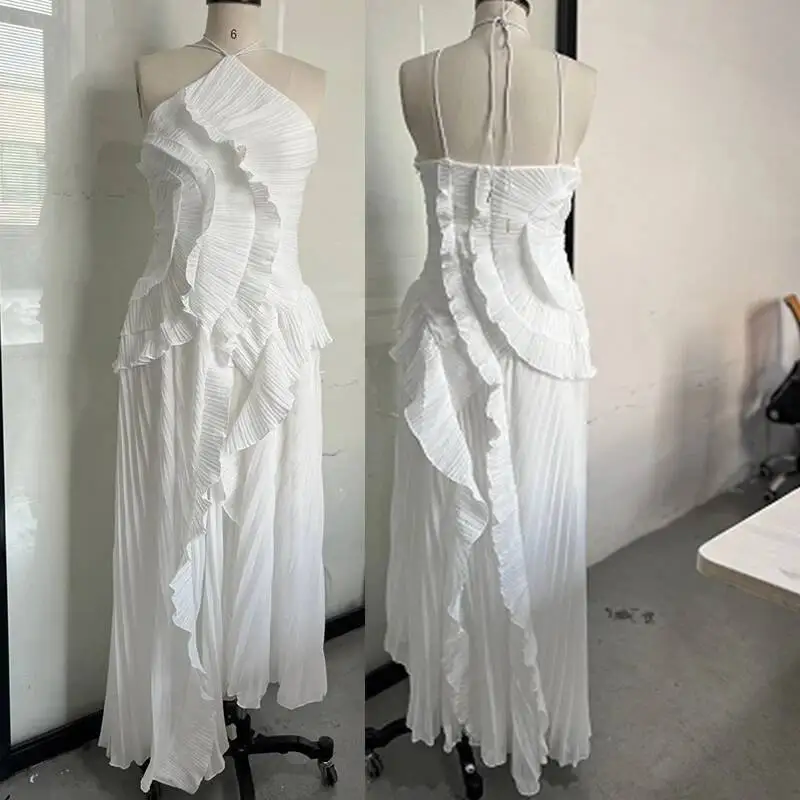 مثير الكشكشة فساتين الحفلات المسائية النساء 2025 ا...