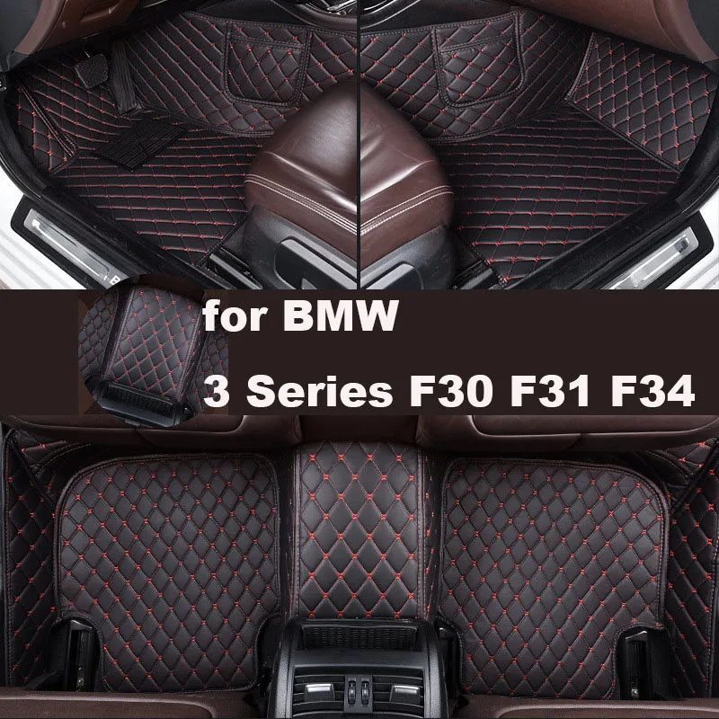 

Автомобильные коврики для BMW 3 серии F30 F31 F34 2013-2017, аксессуары, автомобильные коврики на заказ