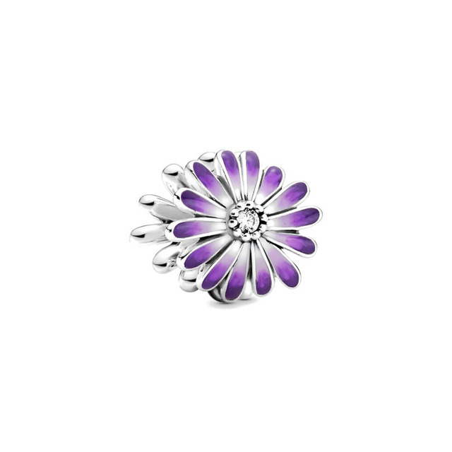 European MY Pet Dog Cat Forget-Me-Not Flower DIY Fine Beads Fit Original  Charms Silver 925 Bracelet Jewelry F040