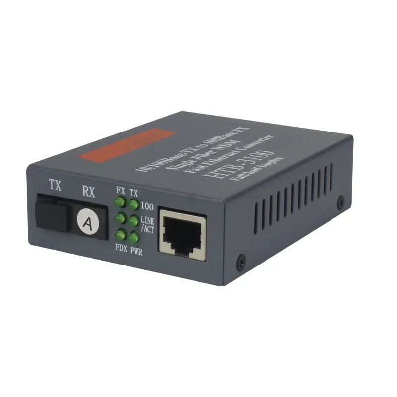 High Speed Gigabit Fiber Optic Transceiver HTB-GS03 SC Interface Optical to Electrical Converter for Efficient Data Transmission