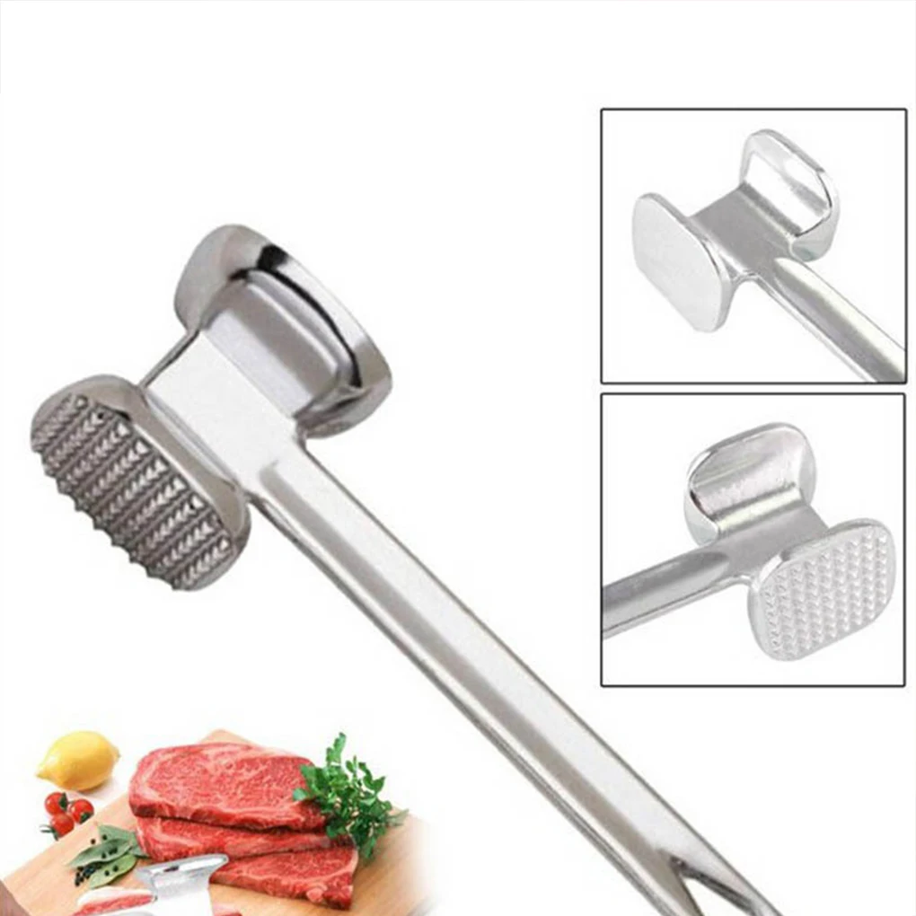 Dual Sided Meat Hammer For Tenderizing And Flattening Meats Meat Tenderizer Mallet Tenderizing Meats 19cm