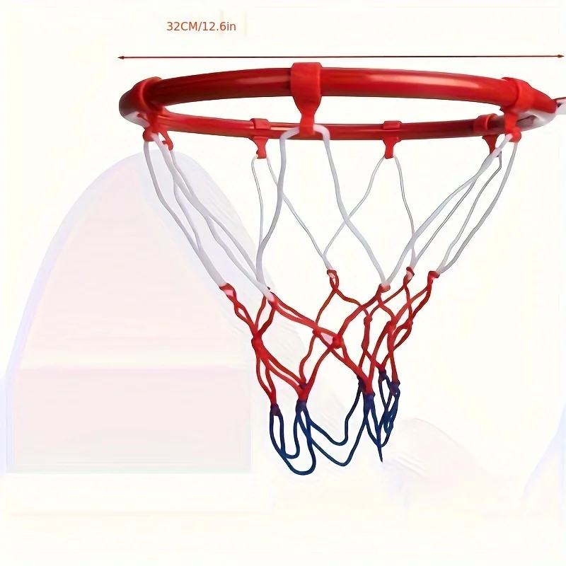 Indoor/Outdoor Wall Mounted Basketball Hoop with Net - Durable and Versatile Sports Equipment view 6