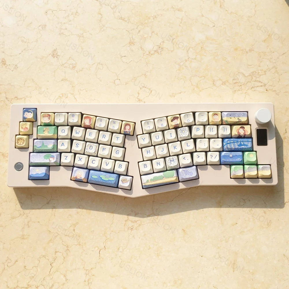 

150 клавиш, отличная работа, тематические колпачки клавиш, колпачки для клавиш DMA Profile, колпачки для клавиш PBT, колпачки для клавиш аниме, механическая клавиатура, колпачки для клавиш 2.25U 2.75U