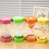 Hexagonal Hourglass Sand Clock for Kids Drop Resistance Kitchen Timer Home Decor Game Toys Gift 10 Minutes 15 Minutes 30 Minutes 4