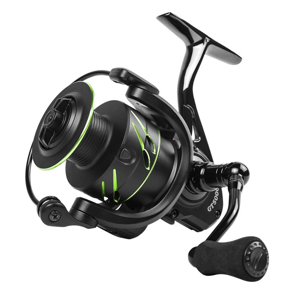 

Spinning Reel 13+1 Ball Bearings CNC Steel Spool With Non-slip EVA Grip 5.0:1 / 4.7:1 Gear Ratio For Freshwater Saltwater