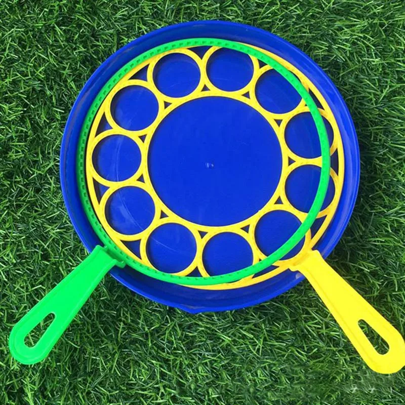Soap Bubble Machine Blowing Bubble Plate Navy Blue Soap For Children Gift Big Dish Bubble Set Blower Maker Bubble Outdoor Toys 5