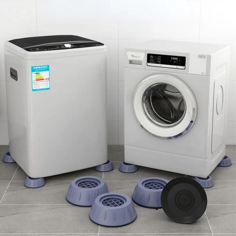 

4Pcs Anti Vibration Feet Pads Rubber Legs Slipstop Silent Skid Raiser Mat For Washing Machine Support Dampers Stand Accessories
