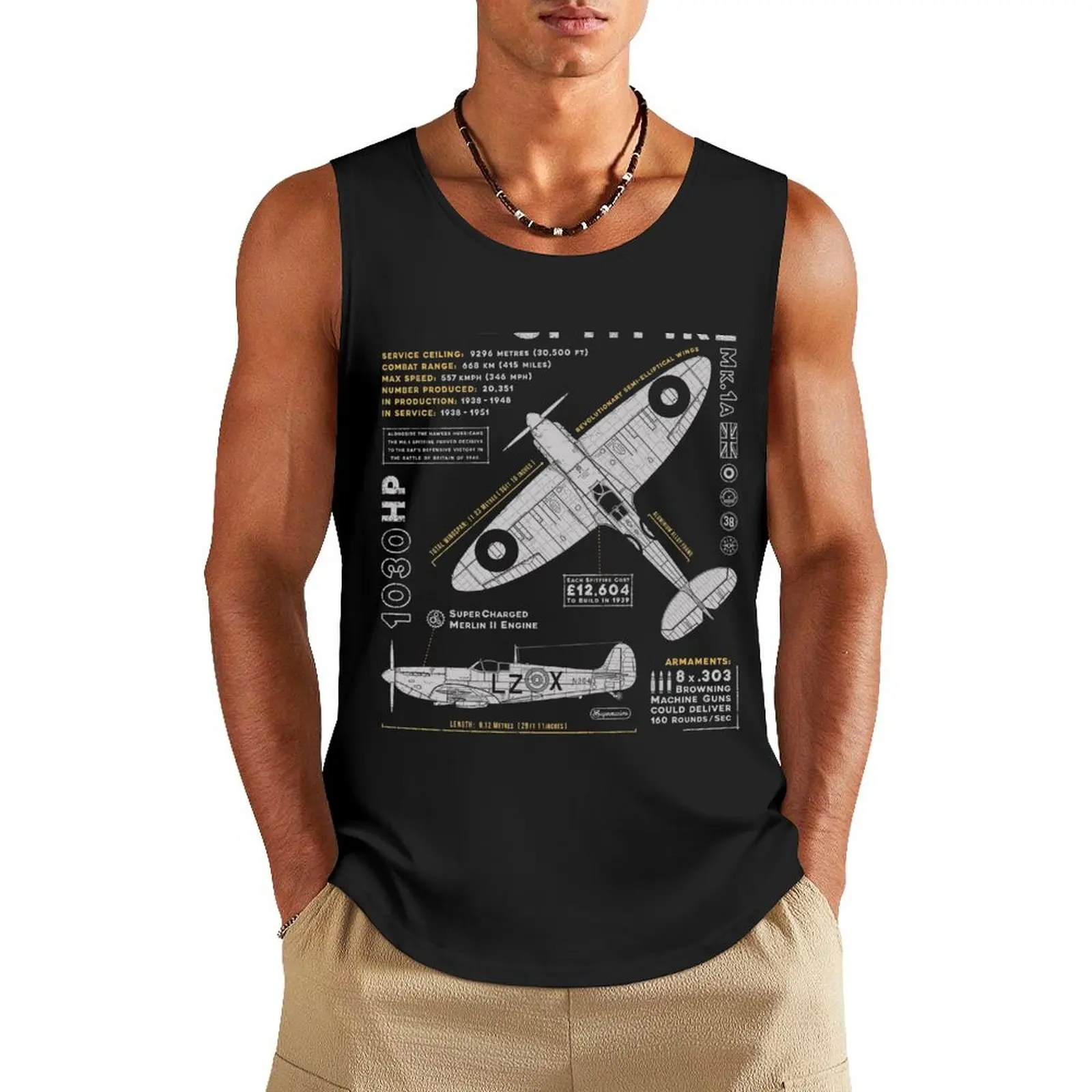 

Supermarine Spitfire Tank Top bodybuilding best selling products