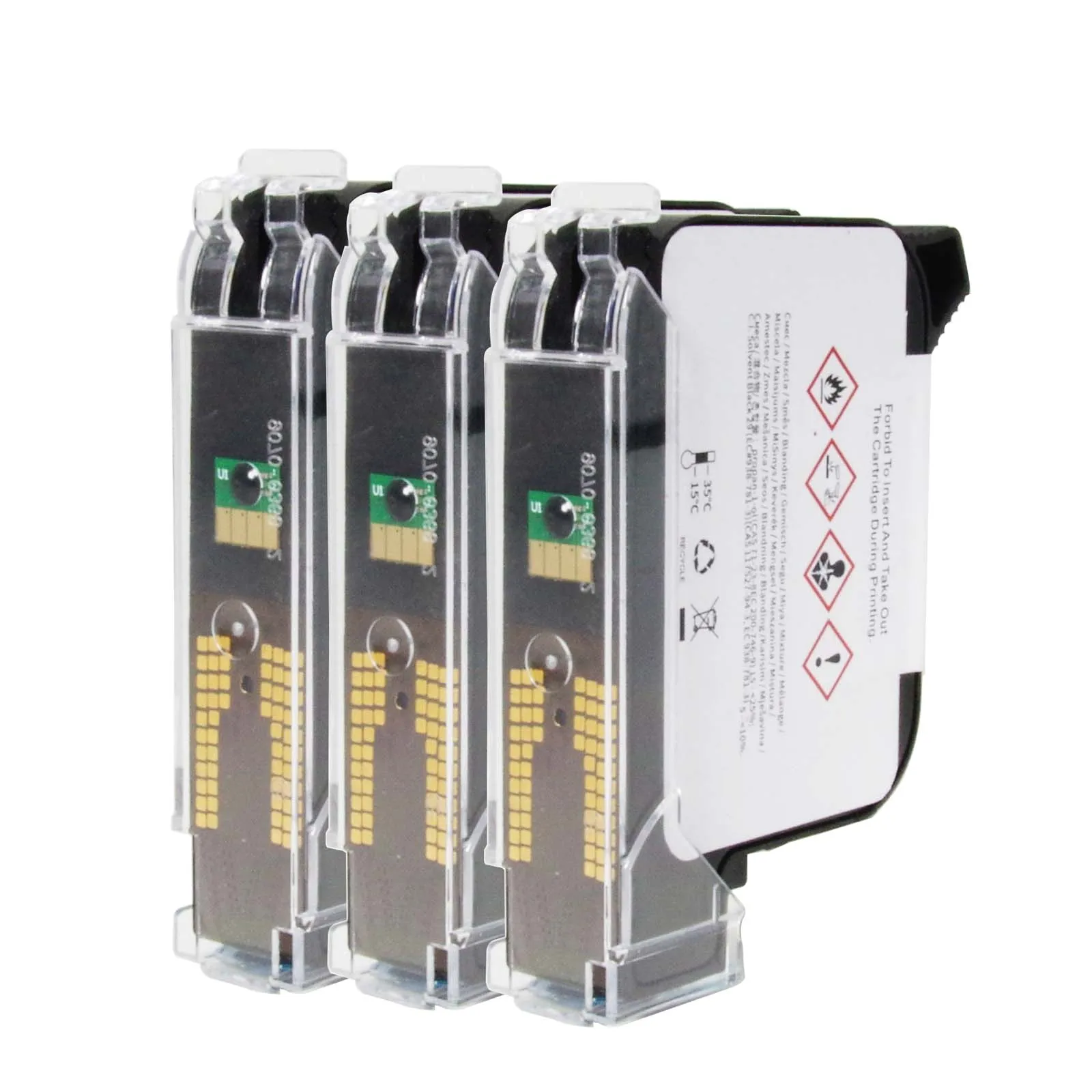 1pcs 12.7mm BT-2580P 2580TL fast dry black cartridge Compatible for BT-HH6205 BT-HH6105 PrintFOX B10 Handheld Printer EB22BL