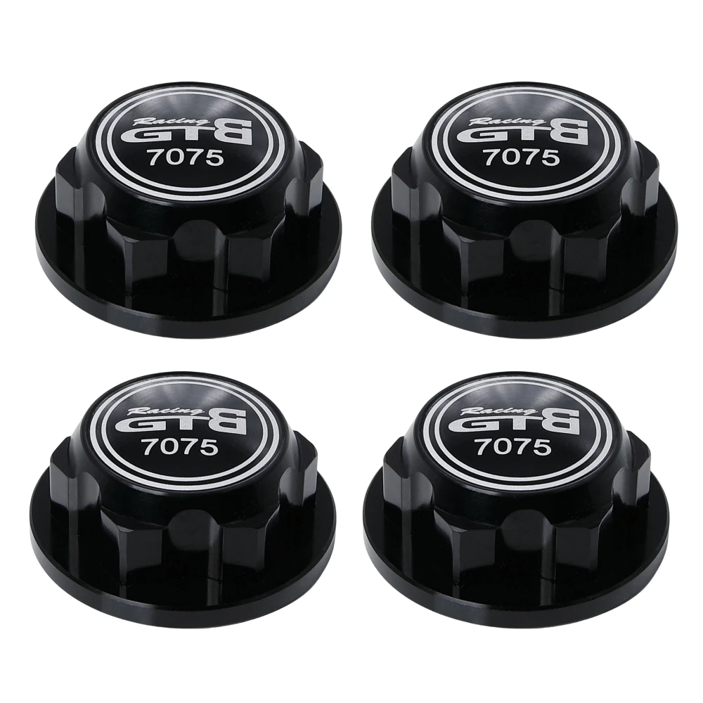 thumbnail interactive-video image 1 of CNC Aluminum Wheel Nut Cover Caps For 1/5 Scale RC Cars - Losi 5ive T, DBXL, MTXL (Red) 1 of 12
