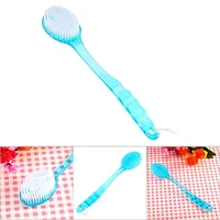 1Pc Long Handle Bath Brush Soft Hair Bath Brush Back Ball Brush Bathroom Body Brushes Mud Back Scrubber Shower Massage Brushes 2