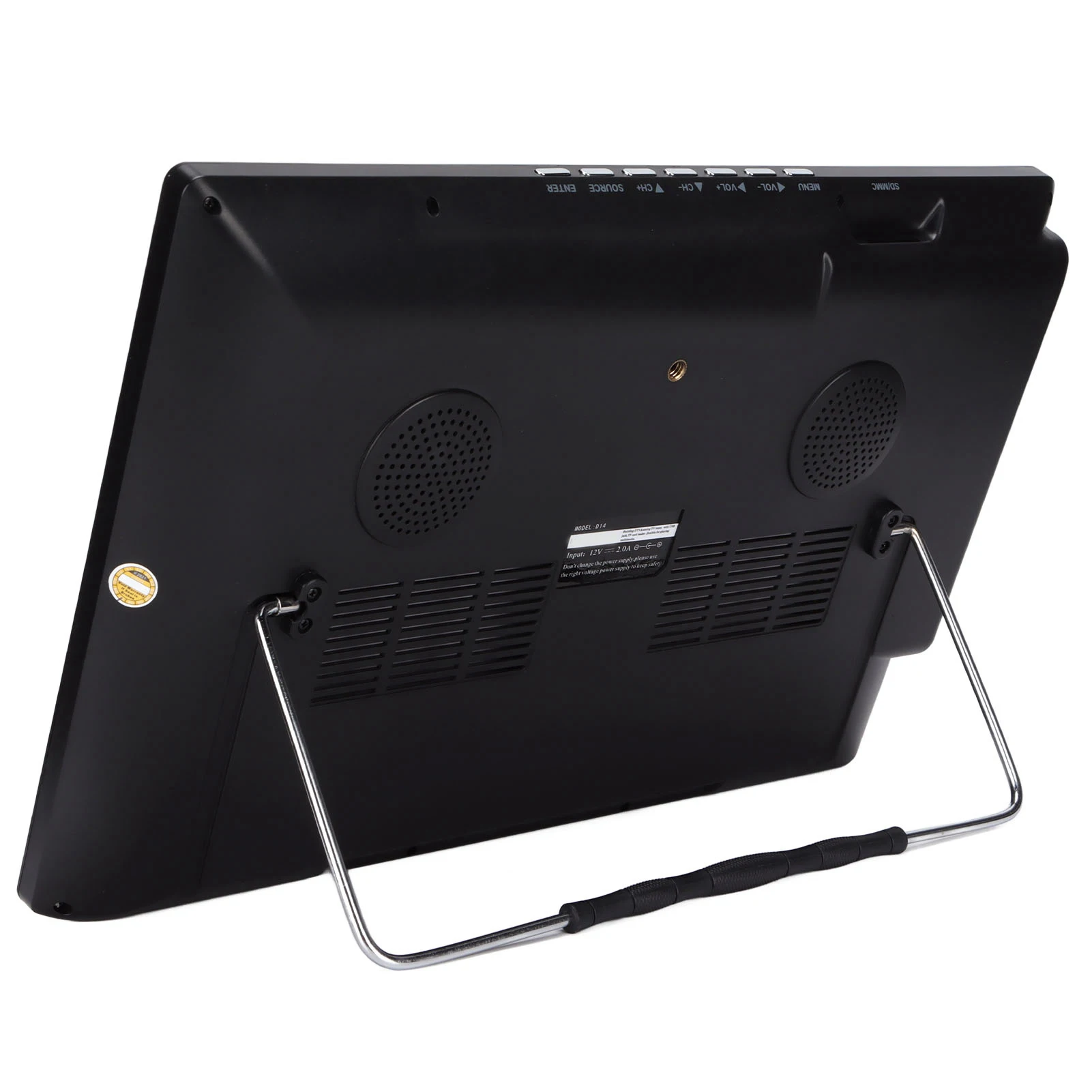 LEADSTAR 14 Inch Digital TV Portable Television with Stand for Home Car Outdoor Travel EU Plug 110‑220V