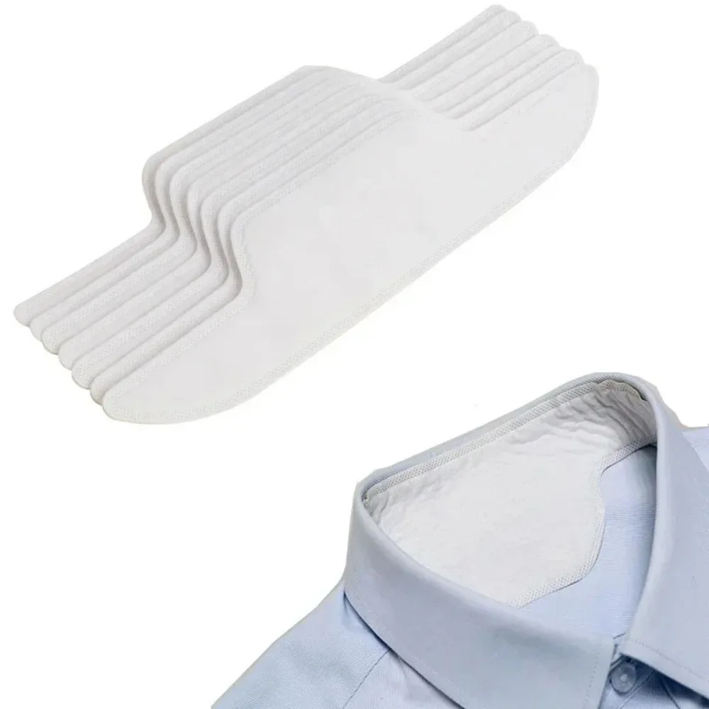 10PCS Disposable Self-Adhesive Sweat Pads T-Shirt Neck Collar Hat Absorbent Sticker Polymer Hat Brim Anti-dirty Sticker Fastener