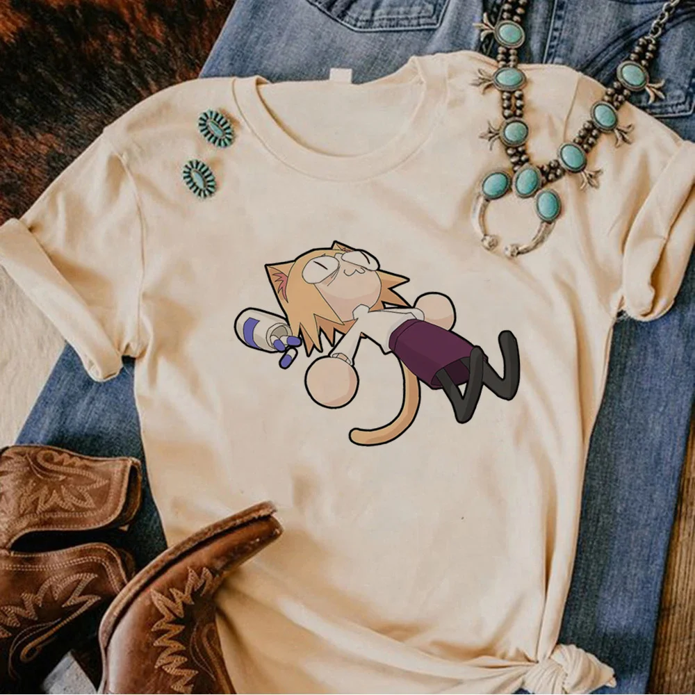 

Neco Arc tshirt women summer anime Japanese t-shirts female 2000s graphic comic clothes