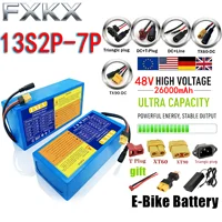 Batterie lithium neuve 48V 10Ah 20Ah 30Ah 18650 13S3P 13S4P avec BMS 500-1000W pour pack batterie Li-ion de trottinette électrique 48V 1