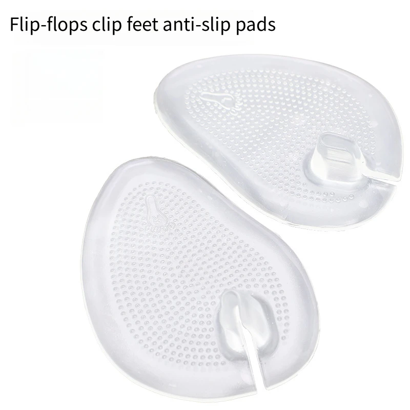 Silicone Flip-flops Shoes Insoles Slippers Feet Pads Non-slip Cushion